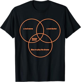 A Real Worm A Real Doctor Likes To Play The Drums T-Shirt