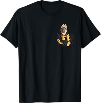 Pocket German Shepherd Puppy Funny Dog Lover T-Shirt