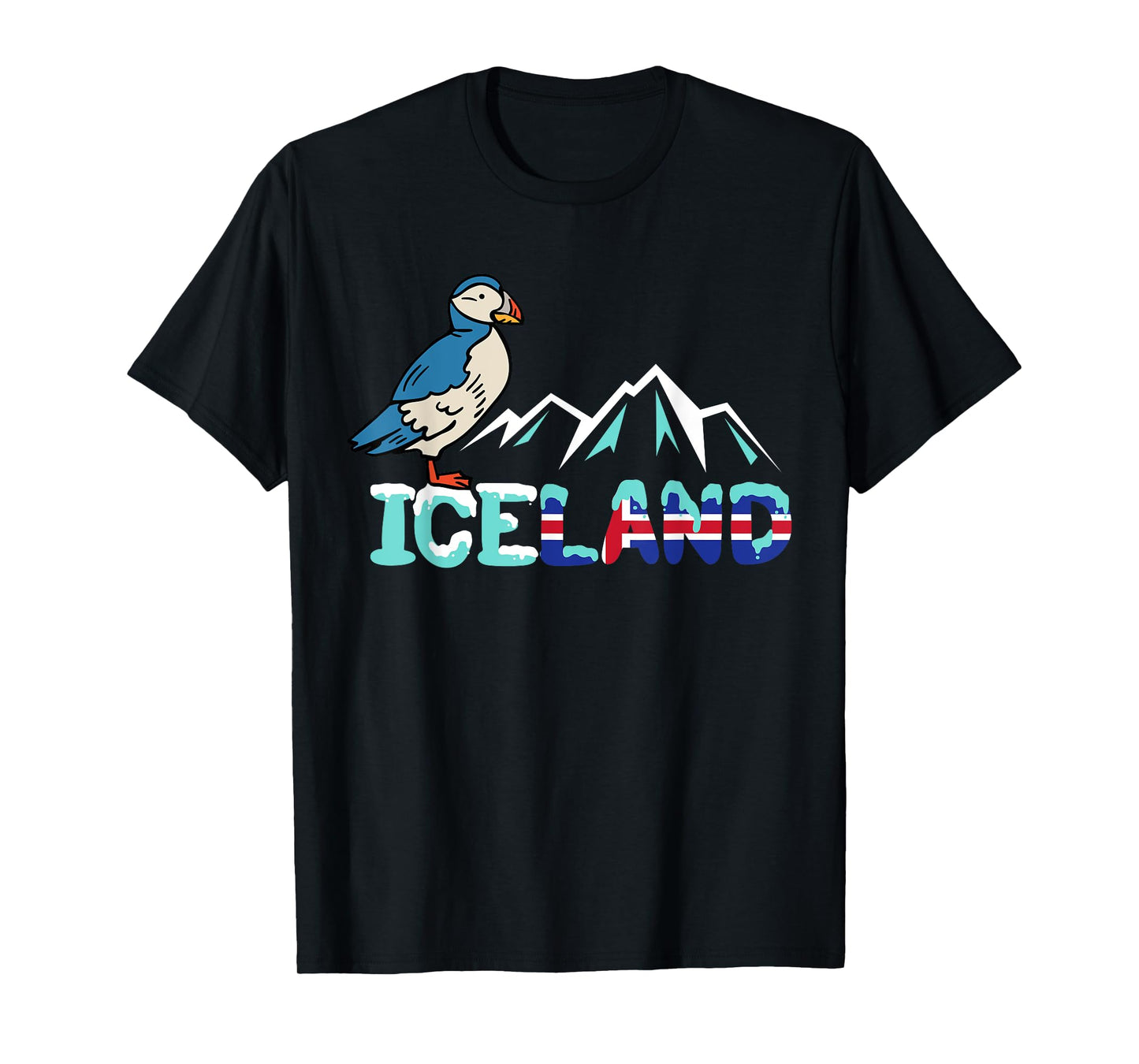 Iceland Stud Puffin Icelandic Bird Nordic T-Shirt
