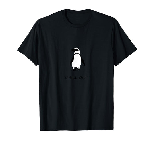 Funny Penguin Puns, CHILL OUT, Newmann Works, gift t-shirts T-Shirt