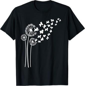 Bichon Frise Dandelion Flower For Dandelions and Dog Lover T-Shirt for Men Women
