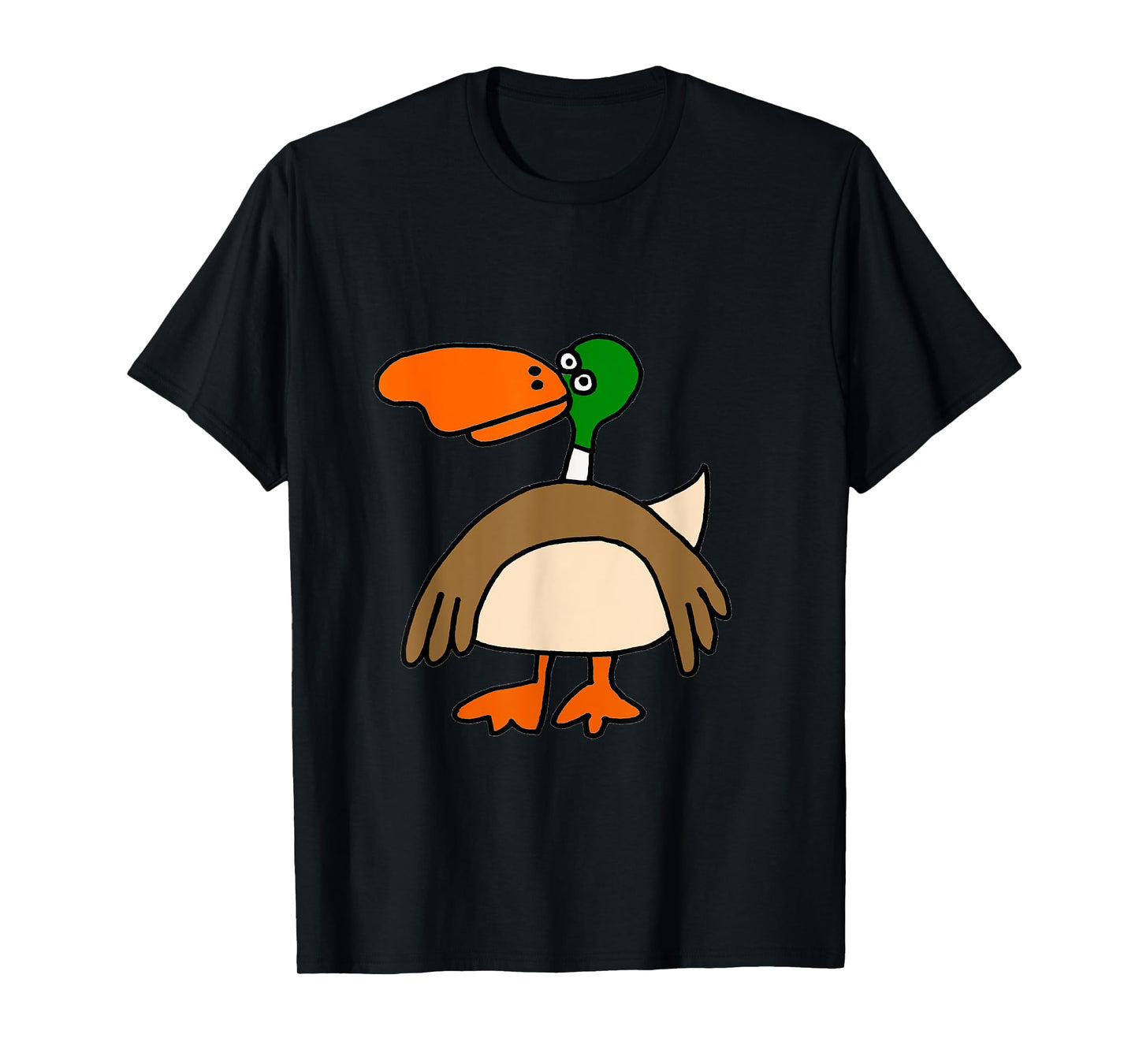 SmileteesBirds Funny Mallard Duck Cartoon T-shirt T-Shirt