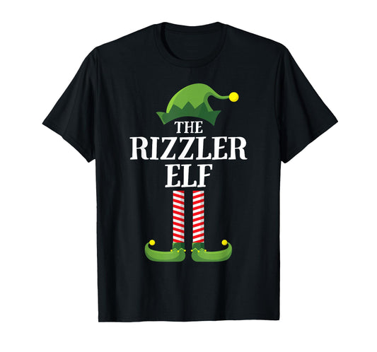 The Rizzler Elf Matching Family Group Funny Christmas T-Shirt