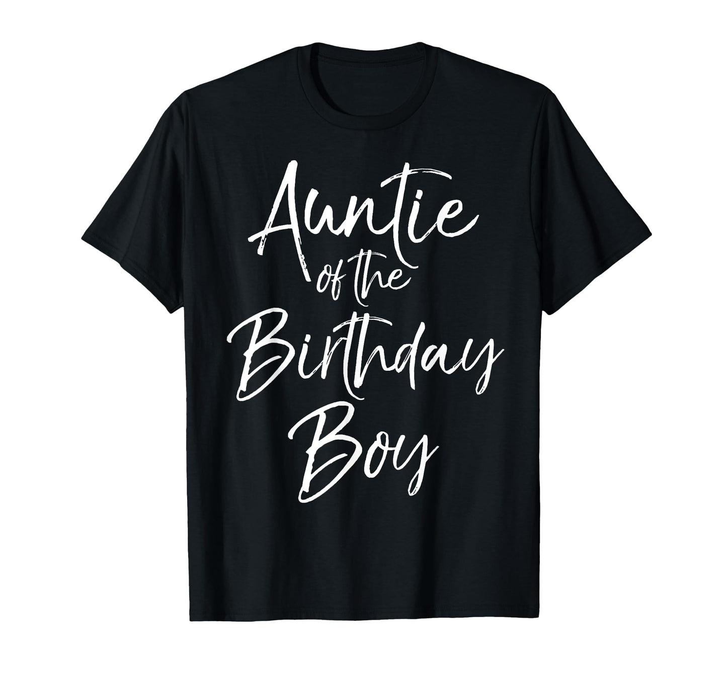 Auntie of the Birthday Boy Shirt for Women Auntie Party Tee T-Shirt