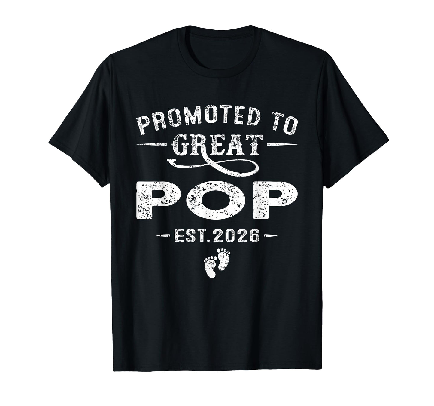 Promoted to Great Pop Est 2026 Pregnancy Announcement T-Shirt