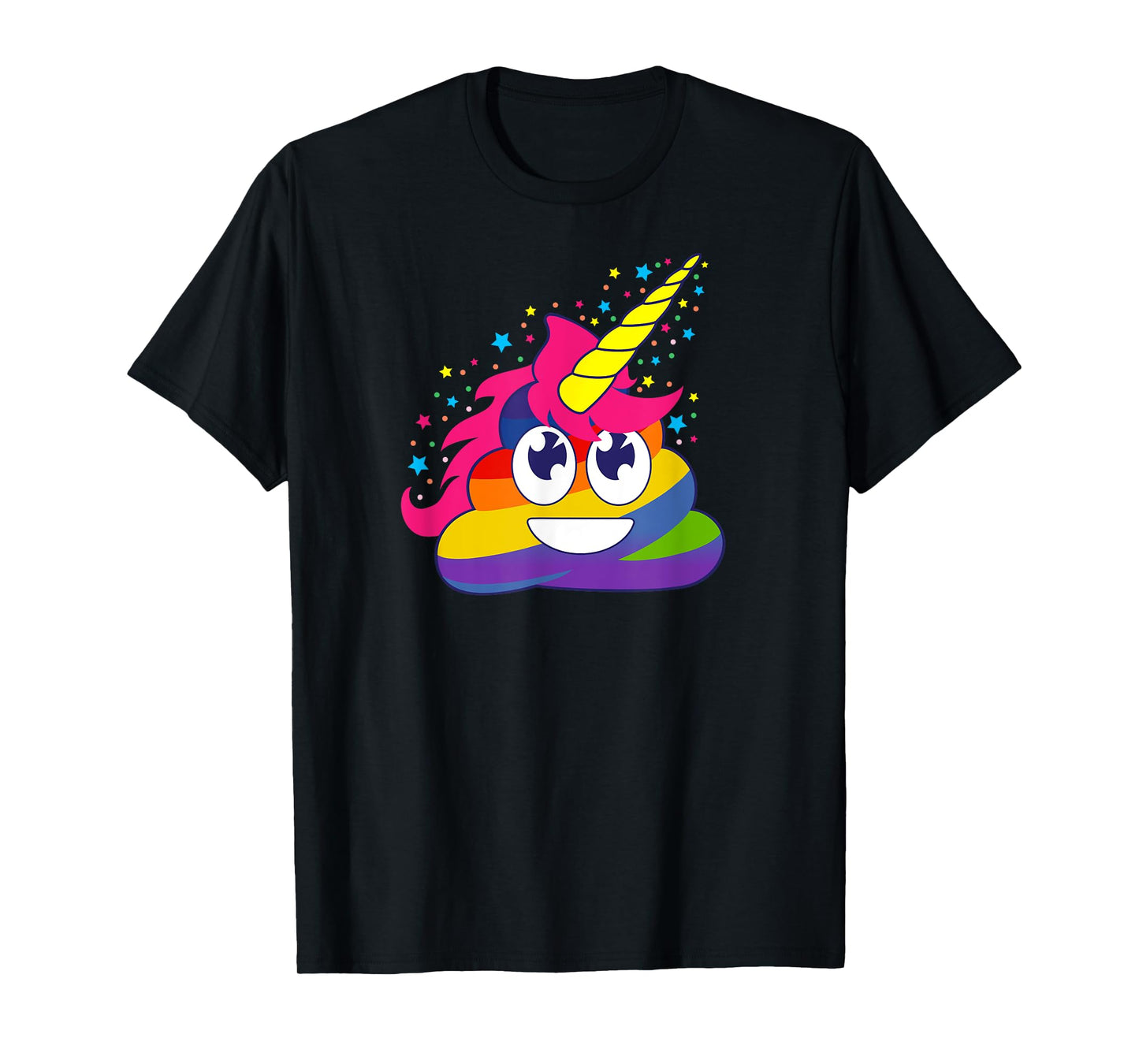 Rainbow Unicorn Poop Funny Cute kawaii kids adults Gift Idea T-Shirt