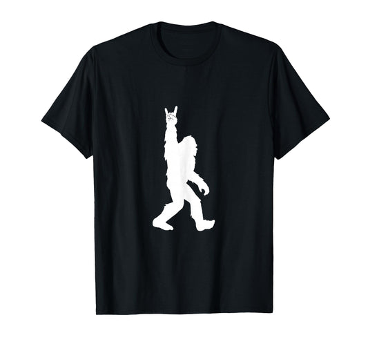 Funny Bigfoot Rock and Roll Tshirt for Sasquatch Believers Tank Top