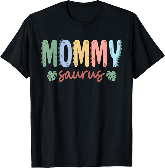 Mommy Saurus Dad Dinosaur Birthday Family Matching T-Shirt