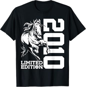 RIDING 15TH BIRTHDAY HORSE LIMITED EDITION 2010 RIDER T-Shirt