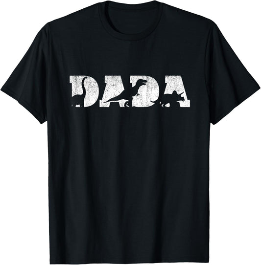 Dada Dinosaur Saurus Boys Girls Fathers Day Gift Idea T-Shirt