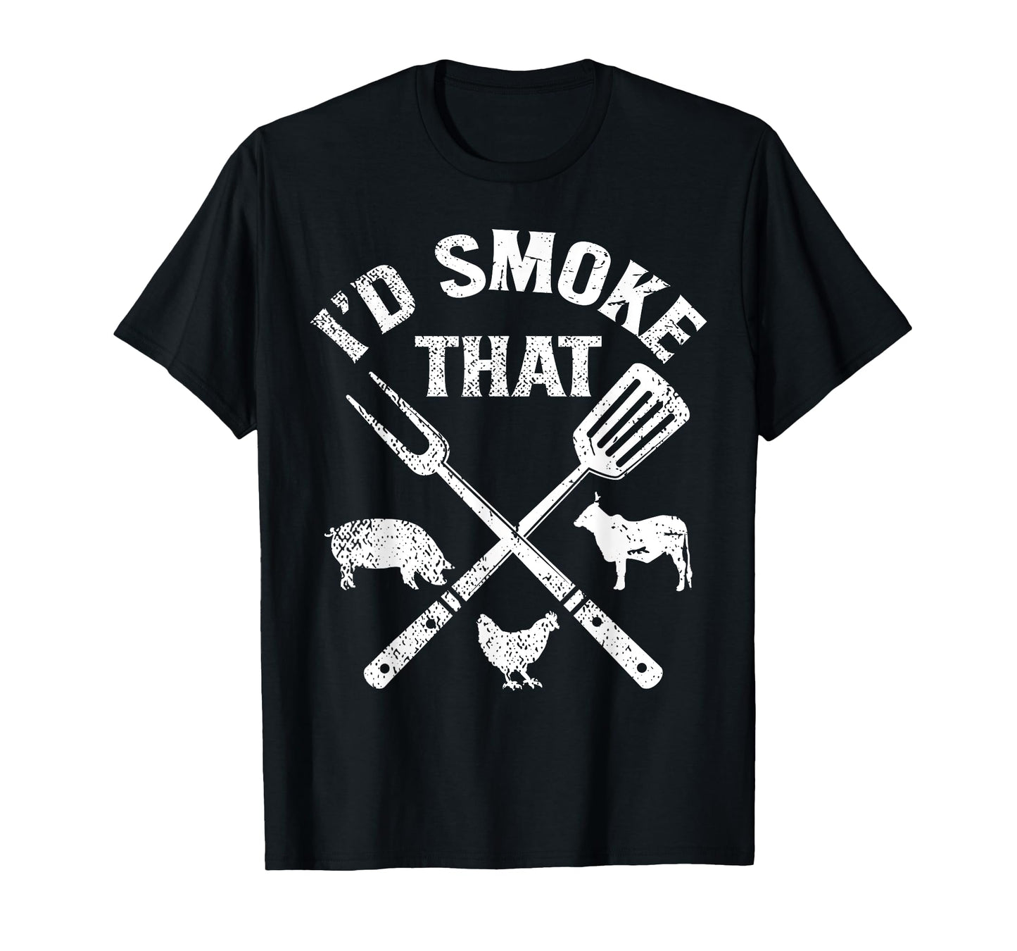 Id smoke that pig chicken cow bbq Top T-Shirt