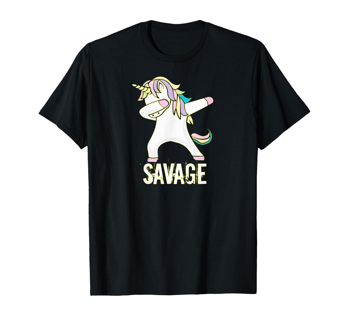 Savage Unicorn Shirt for Youth Adult Women Girls T-Shirt