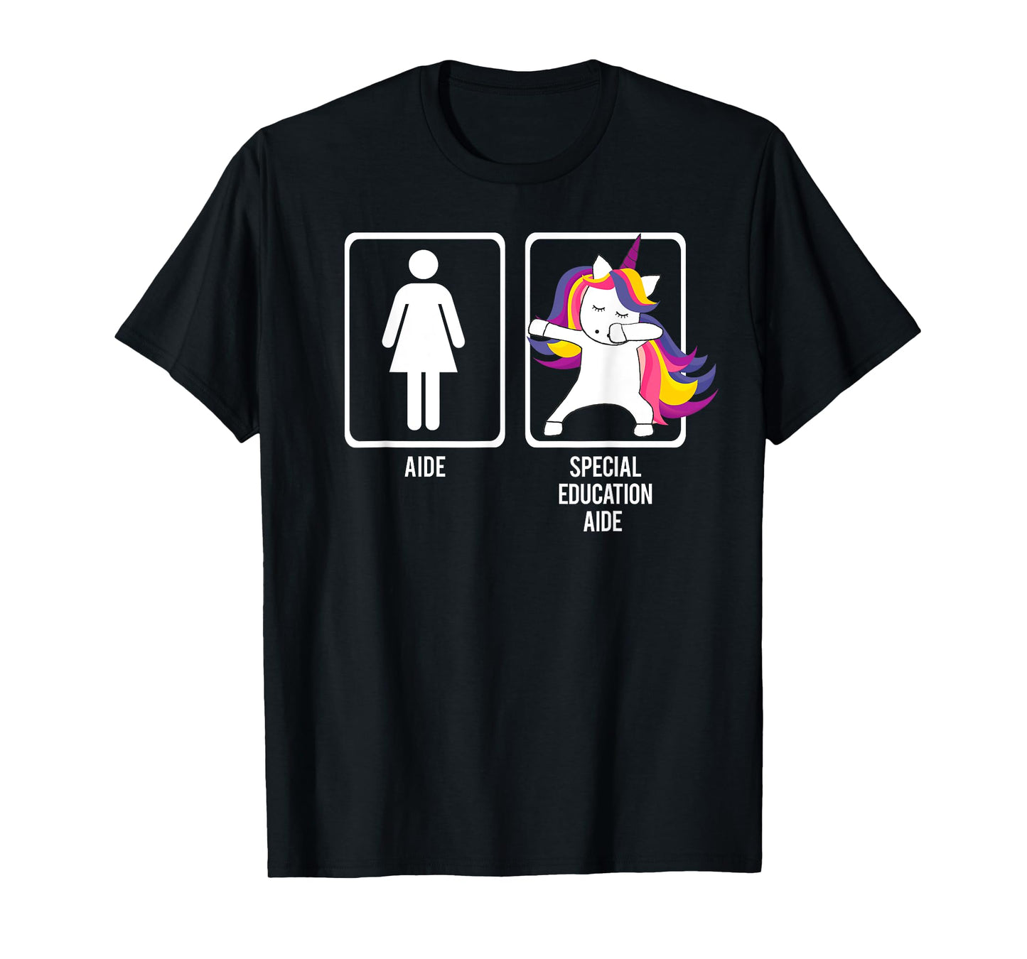 DABBING UNICORN SPECIAL EDUCATION AIDE TShirt Thank you Gift T-Shirt