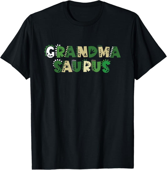 Grandma Saurus Grandparent Birthday Dinosaur Men Women Kids T-Shirt