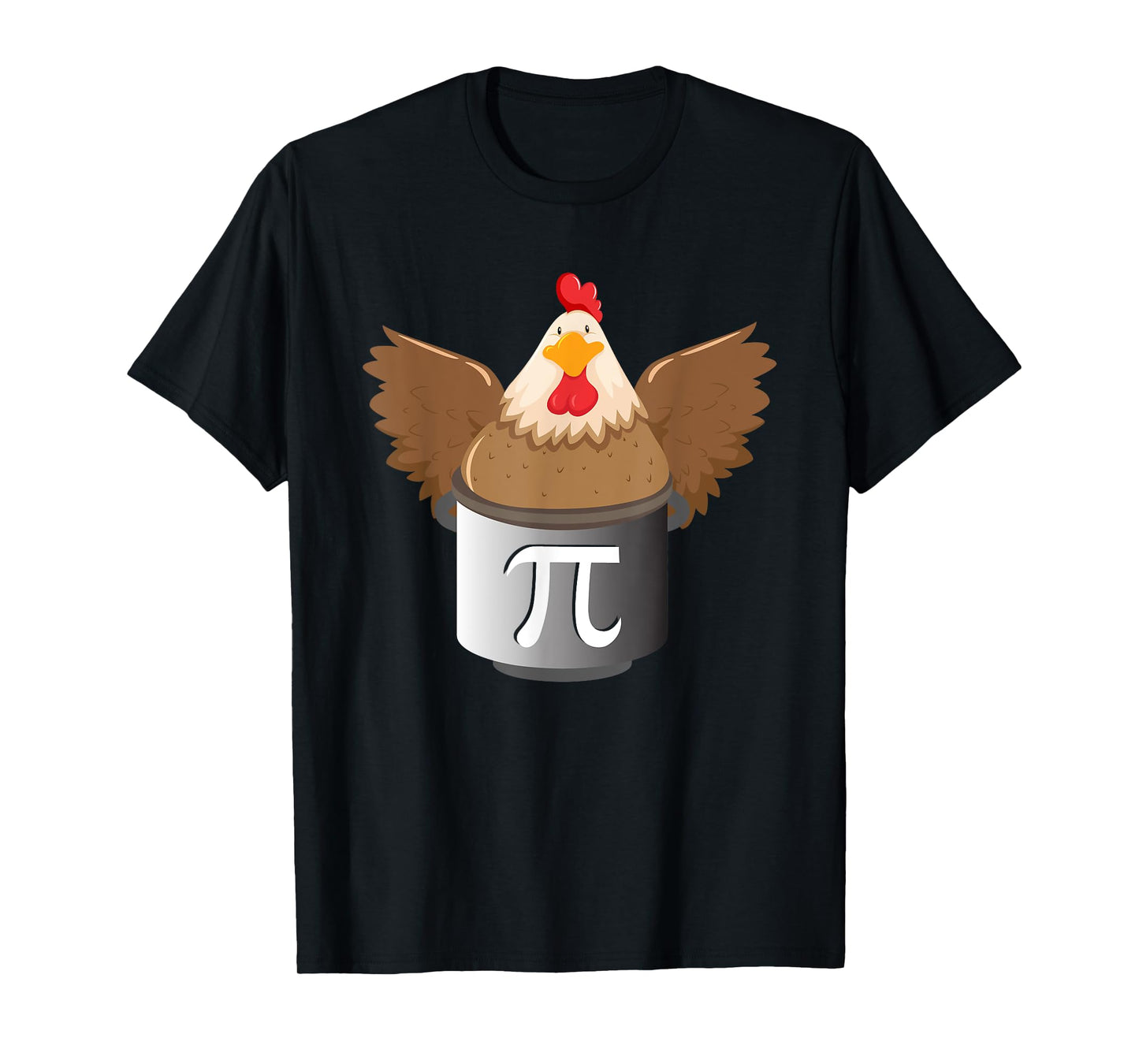 Chicken Pot Pi - Funny Pi Math Lover Math Teacher Math Geek T-Shirt
