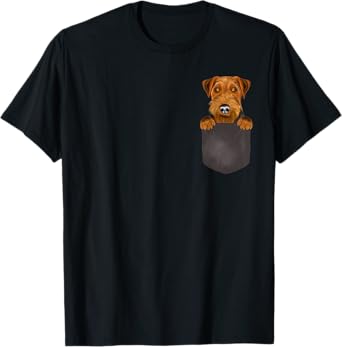 Dog In Pocket Funny Dog Lover Welsh Terrier T-Shirt for Men Women Kids