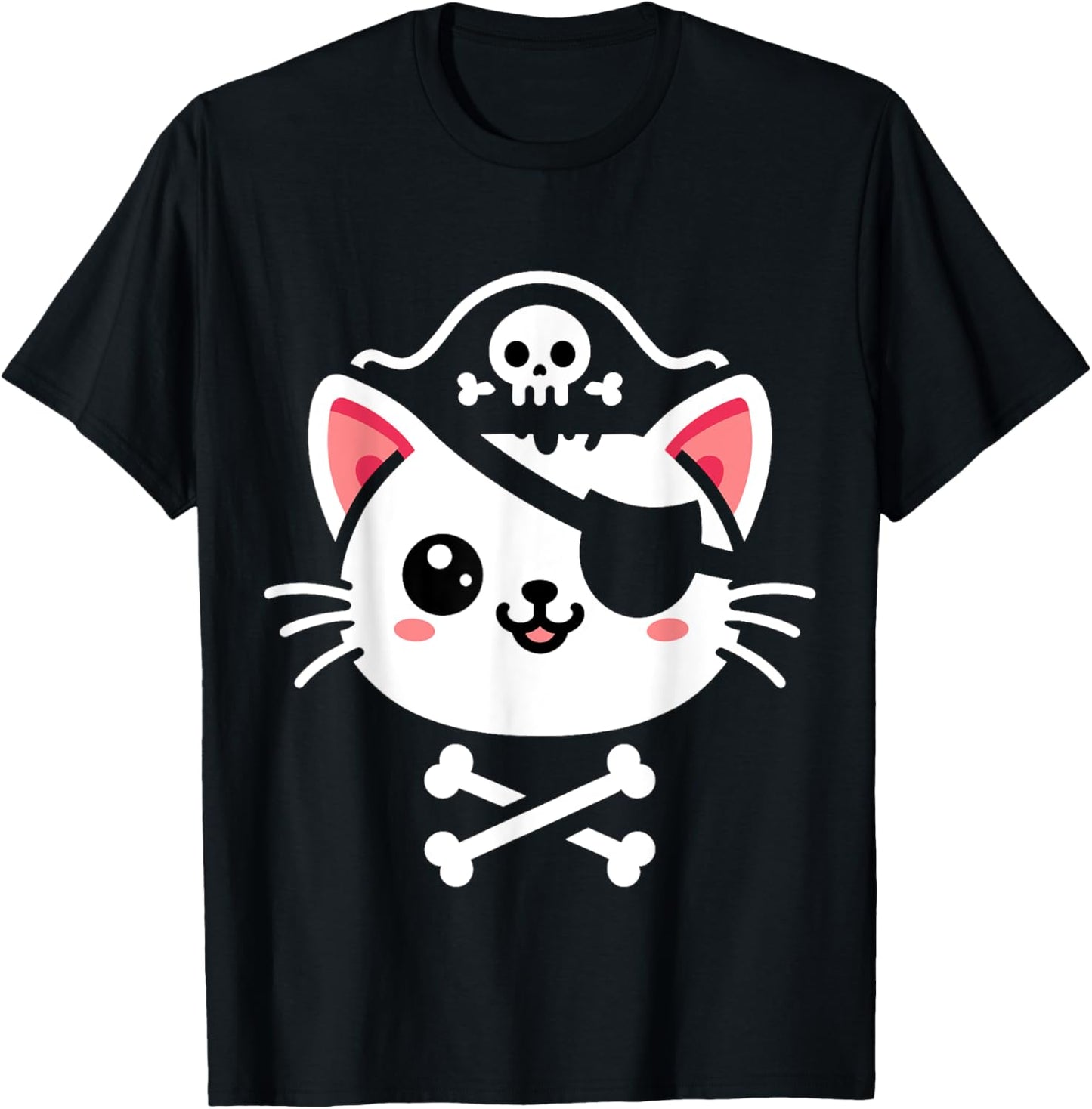 Pirate Cat Halloween Costume T-Shirt