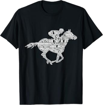 Horse Racing Jockey Derby Men T-Shirt