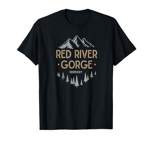 Red River Gorge T Shirt Kentucky KY Shirt Vintage Mountain T-Shirt