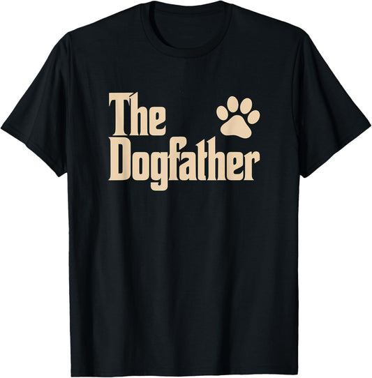 The Dogfather Pet Lover Funny Cute Animal Paw T-Shirt