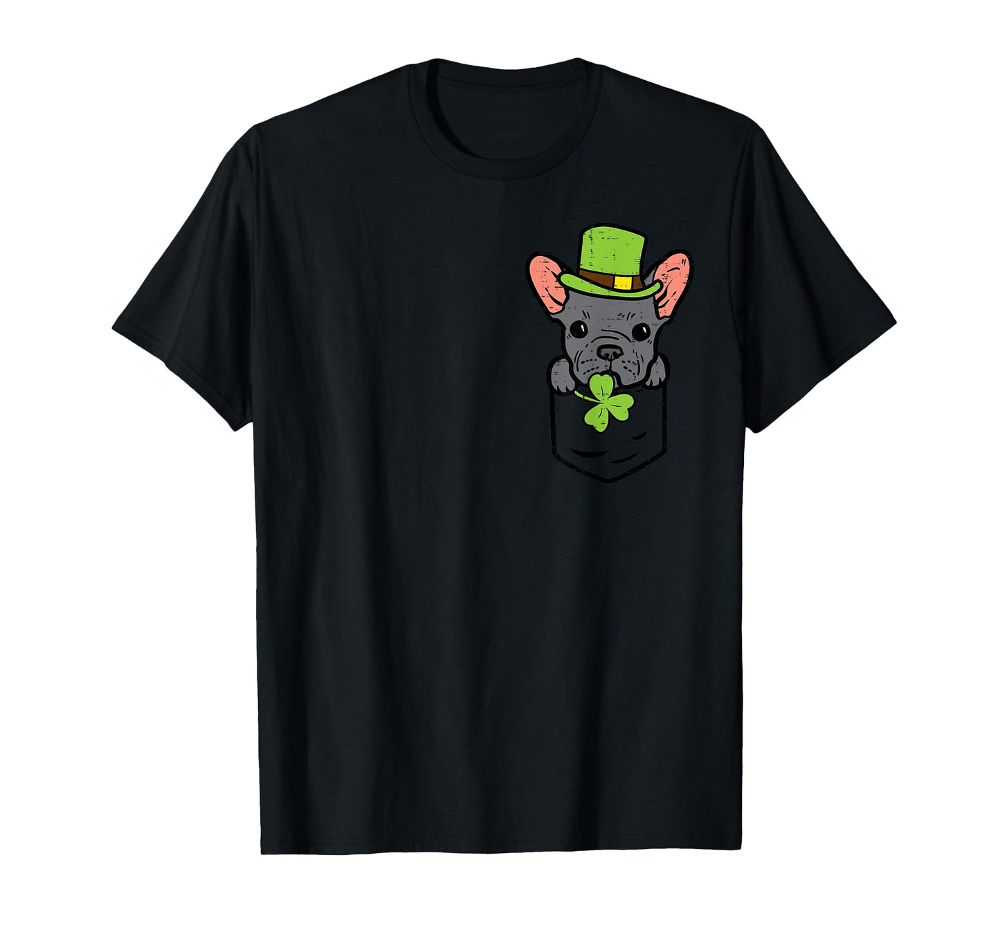 Irish Pocket French Bulldog Dog Saint Paddys St Patricks Day T-Shirt