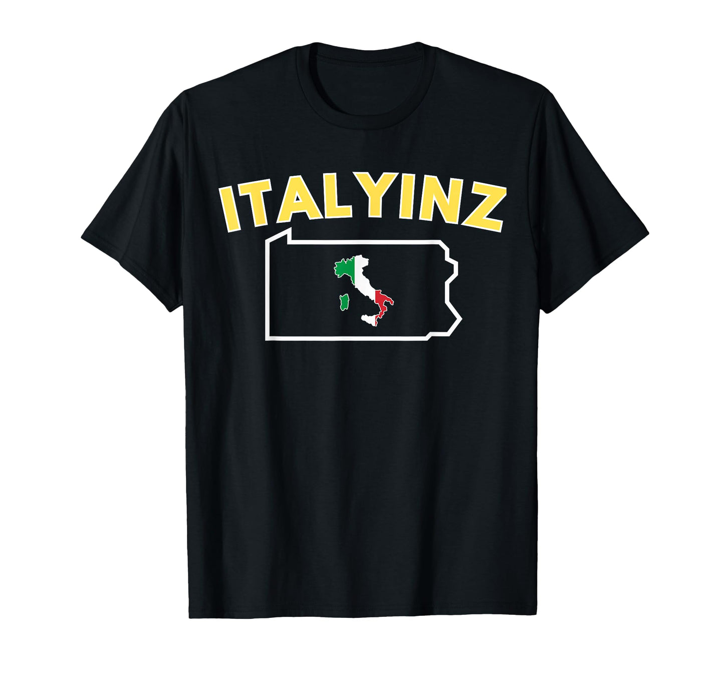 Yinz Italian Amercian Ital Yinz Pittsburghese Pittsburgh T-Shirt
