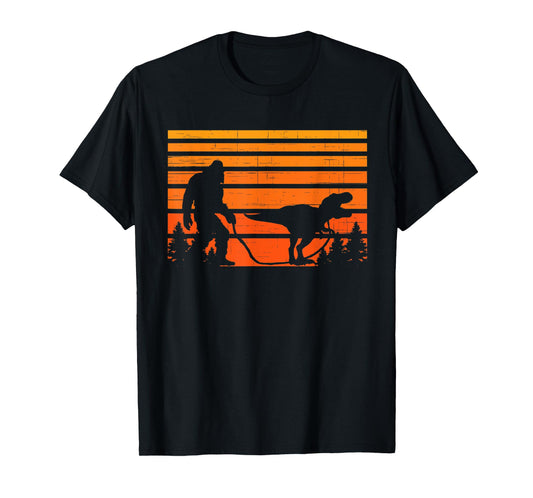 Bigfoot Walking Dinosaur Tyrannosaurus T Rex T-Shirt