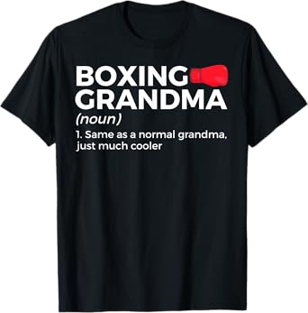 Funny Boxing Grandma Definition T-Shirt