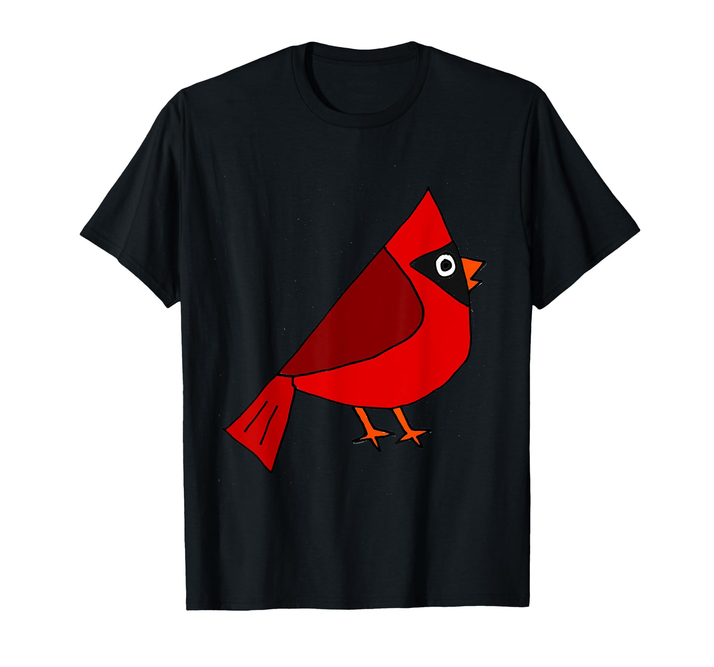 SmileteesBirds Cool Cardinal Red Bird Art T-shirt T-Shirt