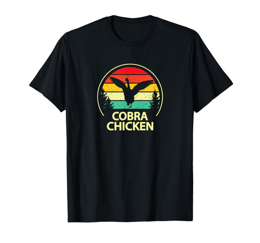 Funny Retro Vintage Cobra Chicken Goose Lover T-Shirt