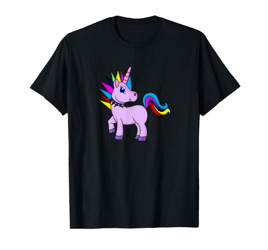 Unicorn Punk Rock Rebel I Cute & Funny T-Shirt
