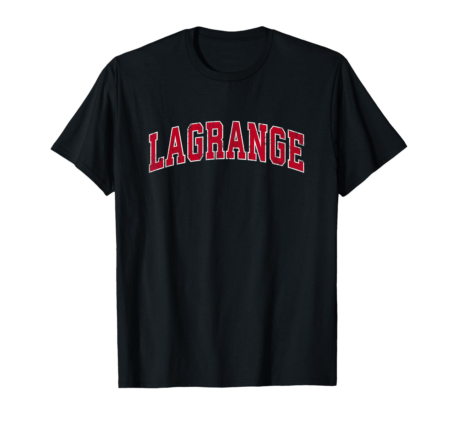 LaGrange Georgia GA Vintage Sports Design Red Design T-Shirt