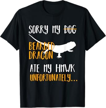 Funny Bearded Dragon Gift Bearded Dragon Ate My Homework T-Shirt