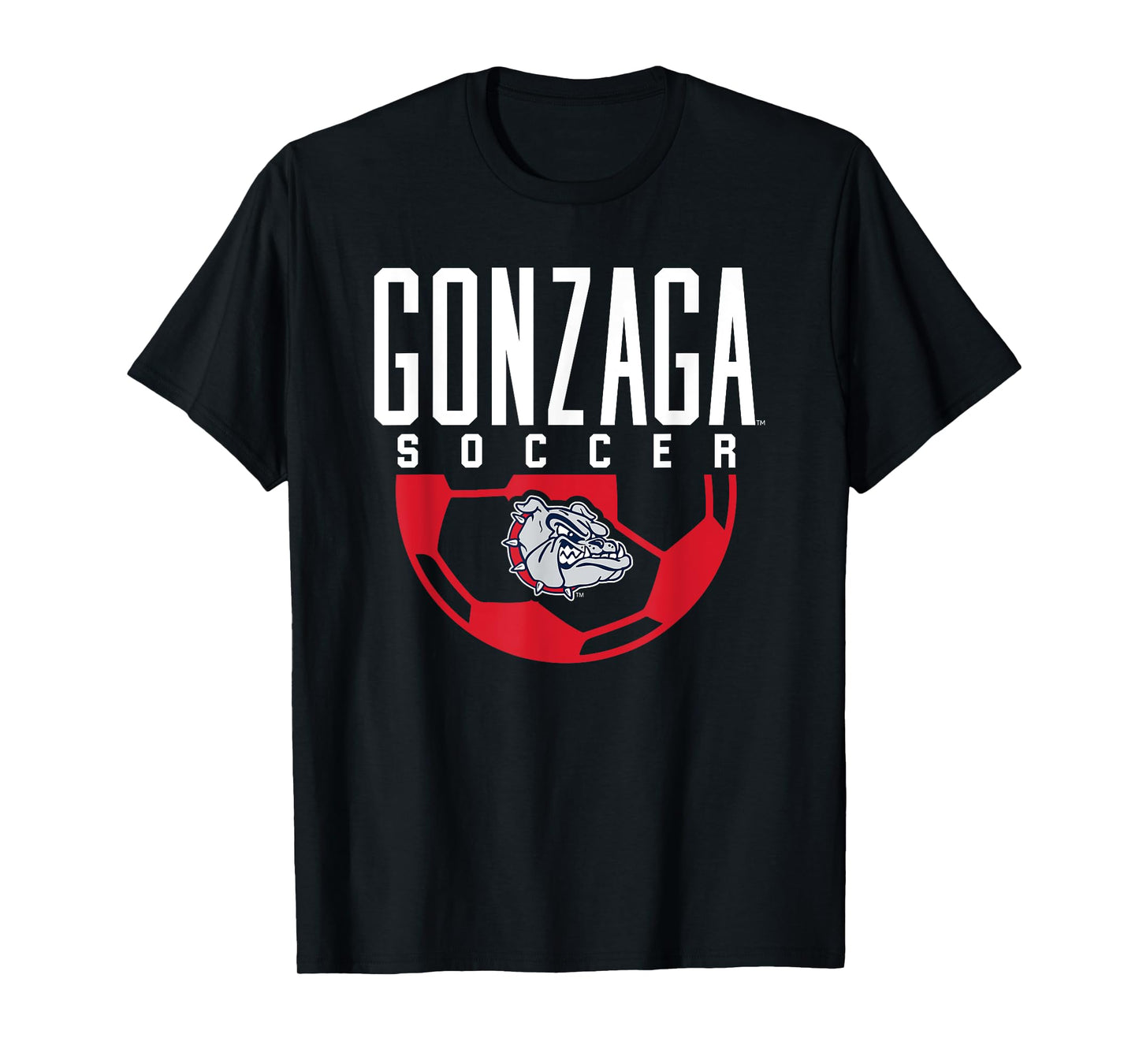 Gonzaga University Bulldogs Soccer Arch T-Shirt