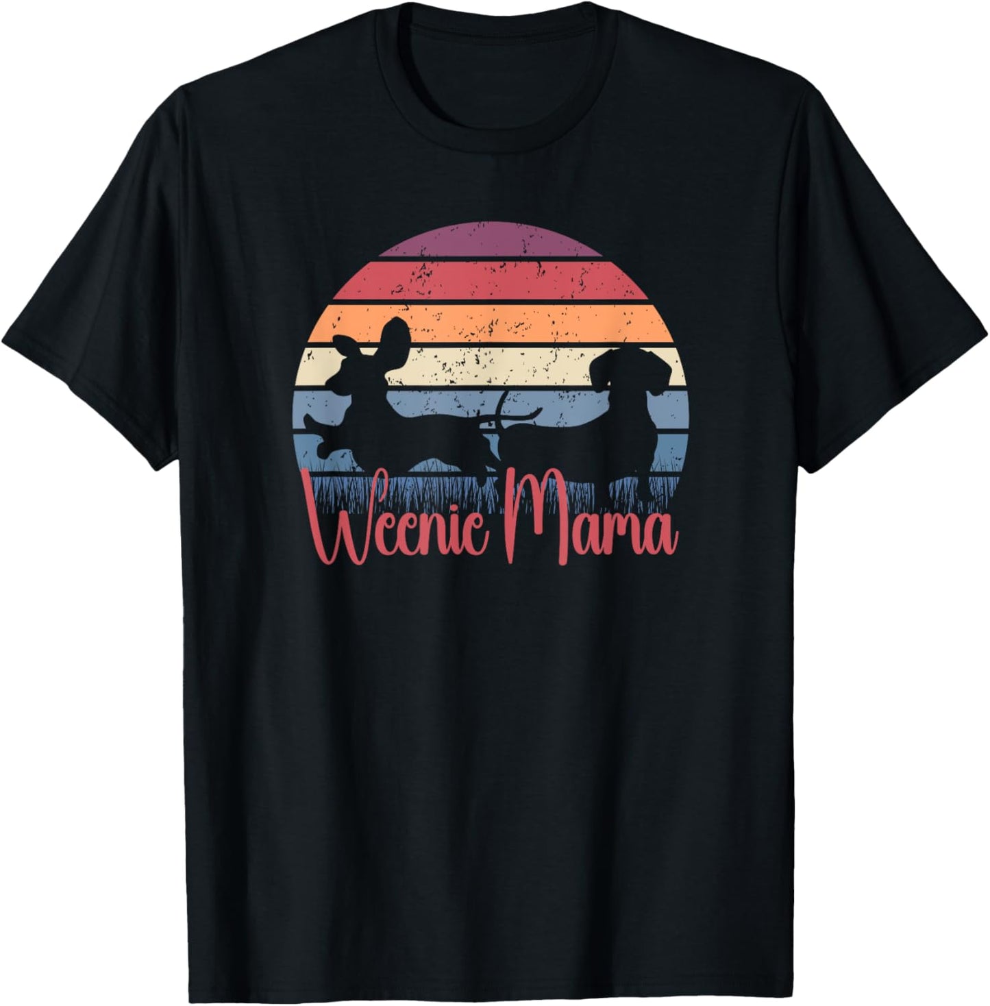 Weenie mama dachshund wiener teckel Weenie mom dad sausage T-Shirt