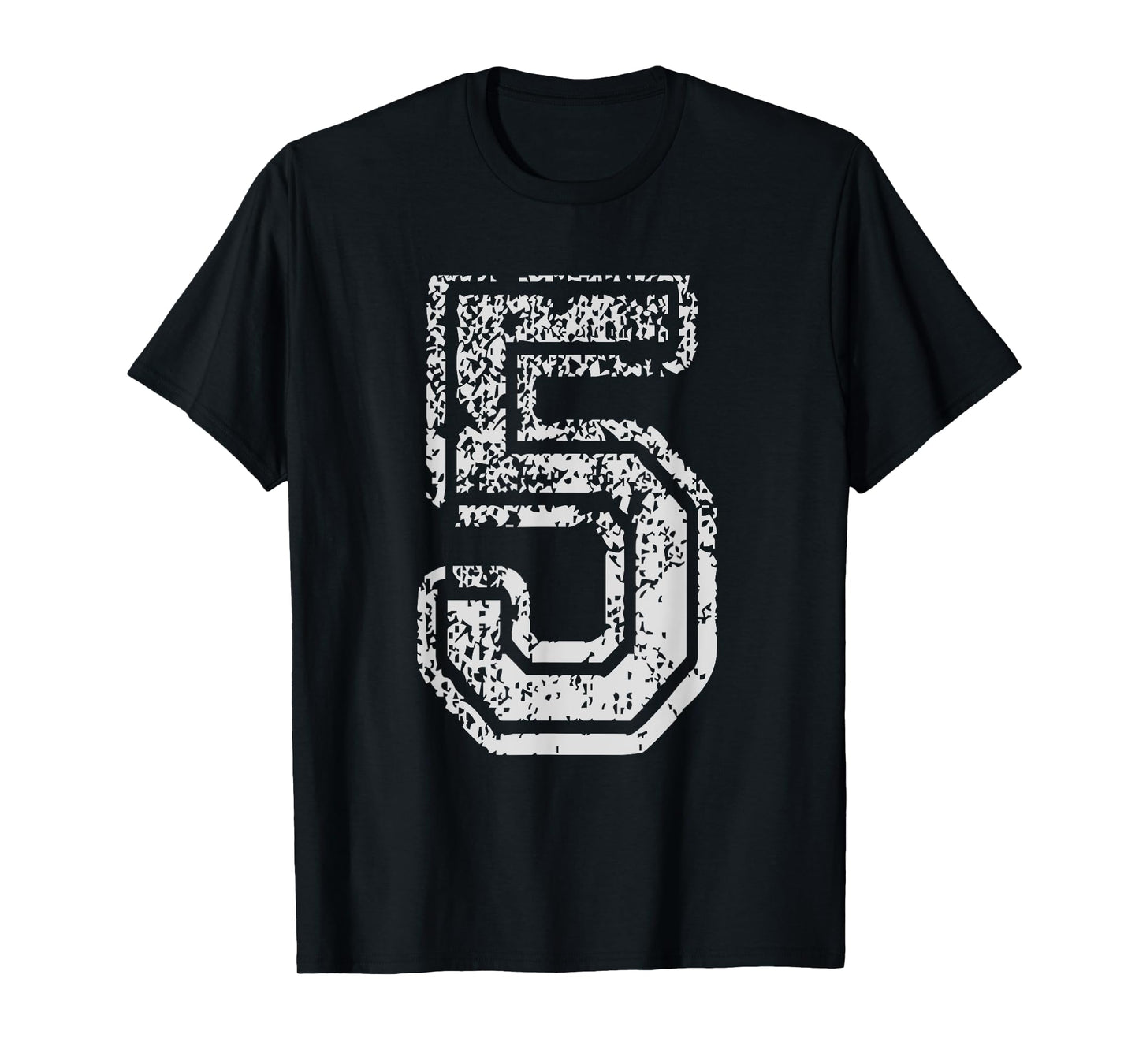 Team Jersey Uniforms Number 5 Five School Sports Birthdays T-Shirt