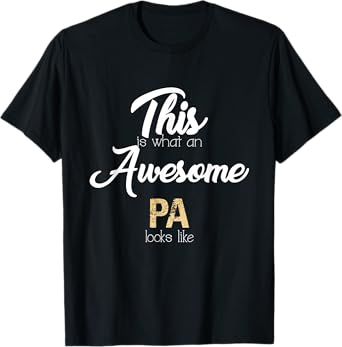 Awesome Pa Gift for Grandfather from Granddaughter Grandson T-Shirt