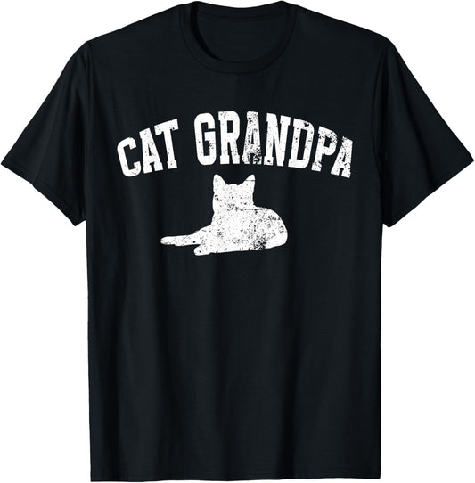 Cat Grandpa Cat Lover Grandpa Cat Grandfather T-Shirt