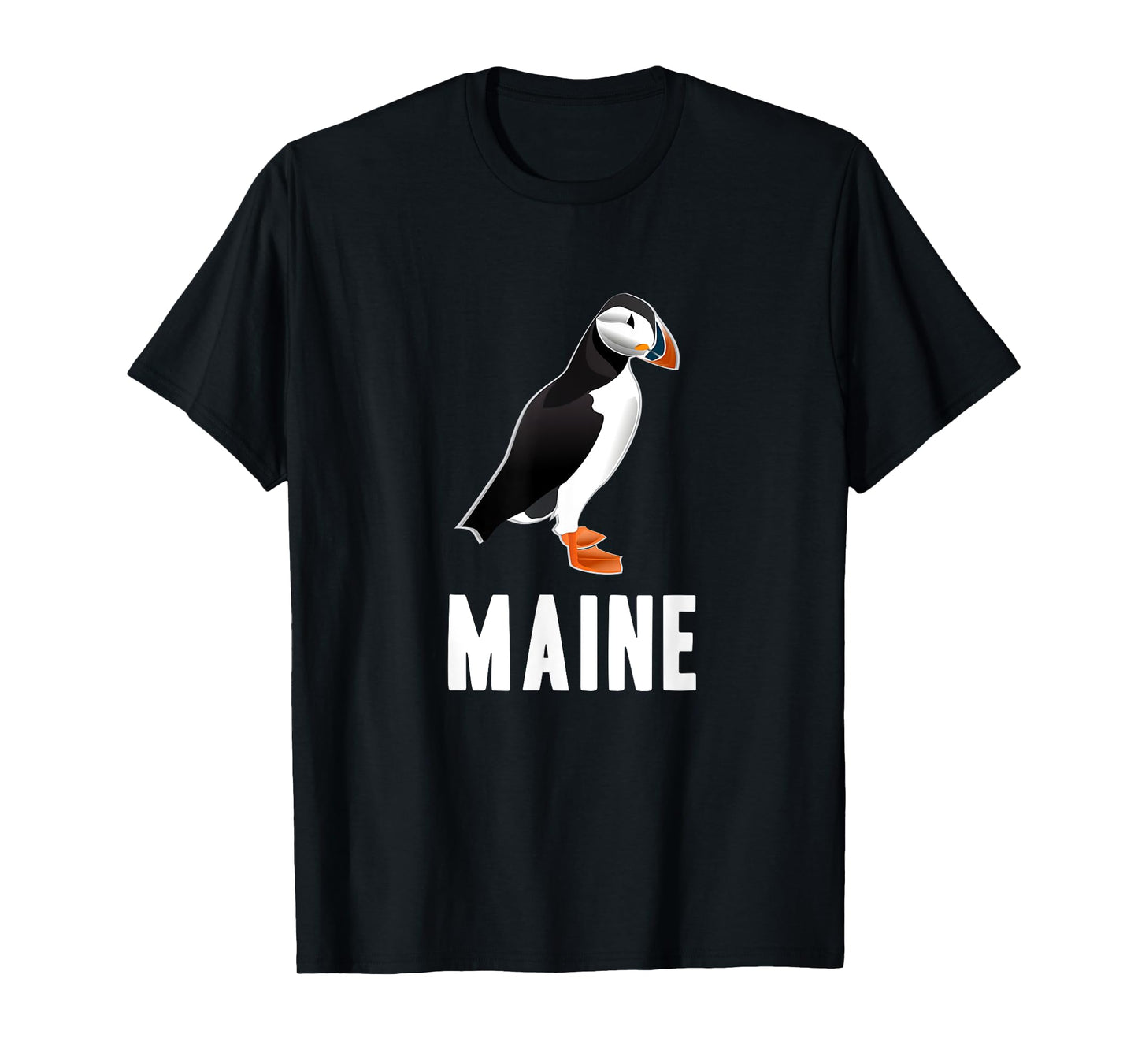 Puffin Bird Watching in Maine Souvenir Gift T-Shirt