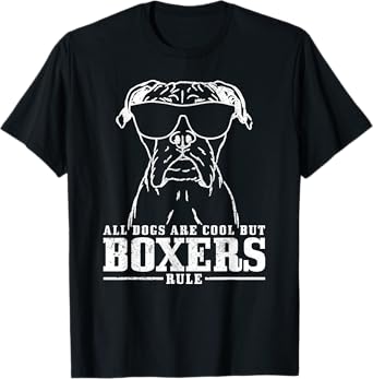 Boxer Saying Funny Dog Boxer T-Shirt for Men Women Girls Kids