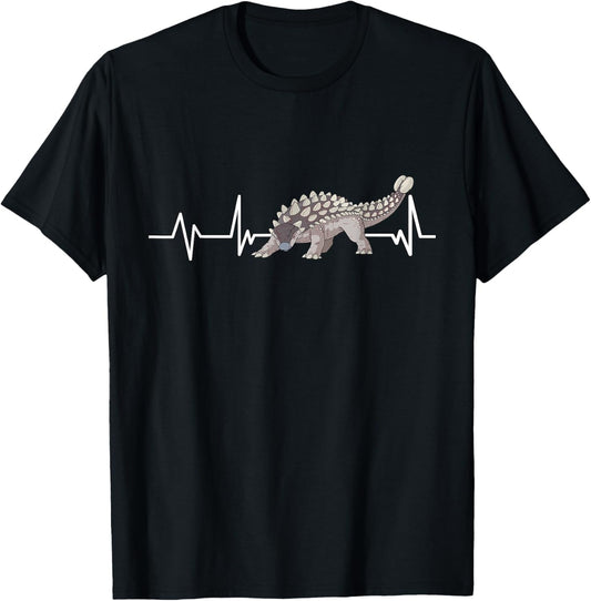 Ankylosaurus Heartbeat Dino Dinosaur Gift Ankylosaurus T-Shirt