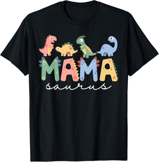 Funny Cute Mamasaurus T Rex Dinosaur Mama Saurus Family T-Shirt