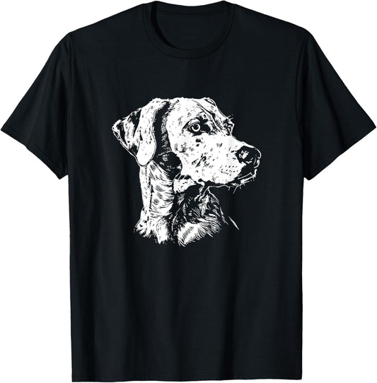 Cute Catahoula Dog Graphic Design T-Shirt