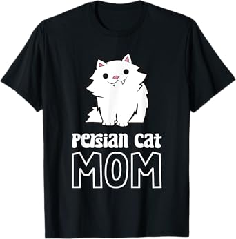 Persian Cat Mom T-Shirt for Men Women Kids