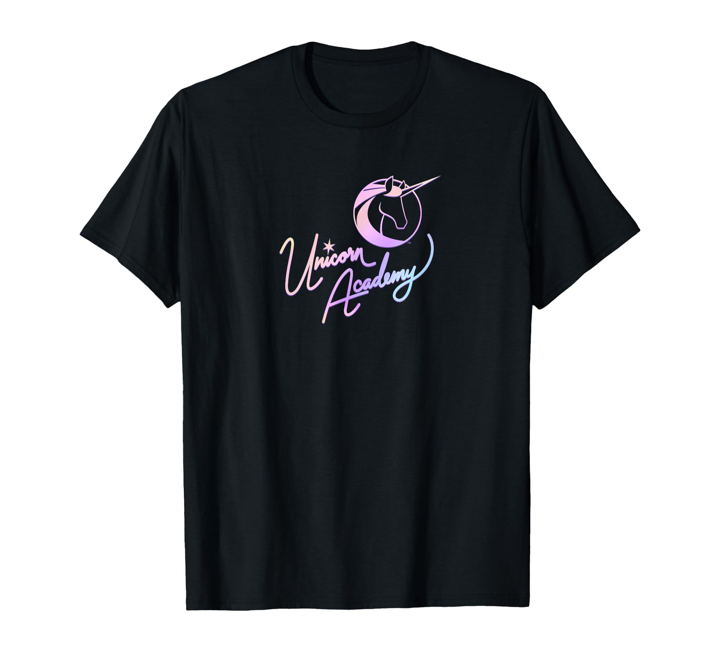 Unicorn Academy Nouveau Magic Graphic Front and Back Print T-Shirt