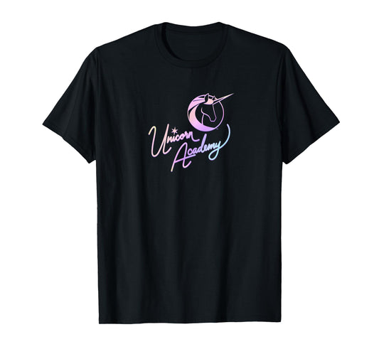 Unicorn Academy Nouveau Magic Graphic Front and Back Print T-Shirt