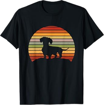Dachshund Retro Vintage Lover T-Shirt