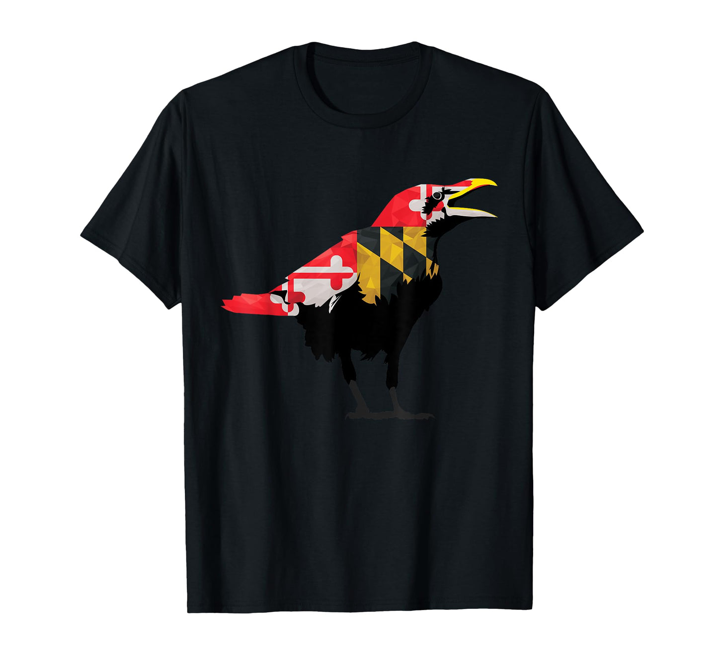 Maryland Raven Bird State Pride Flag T-Shirt