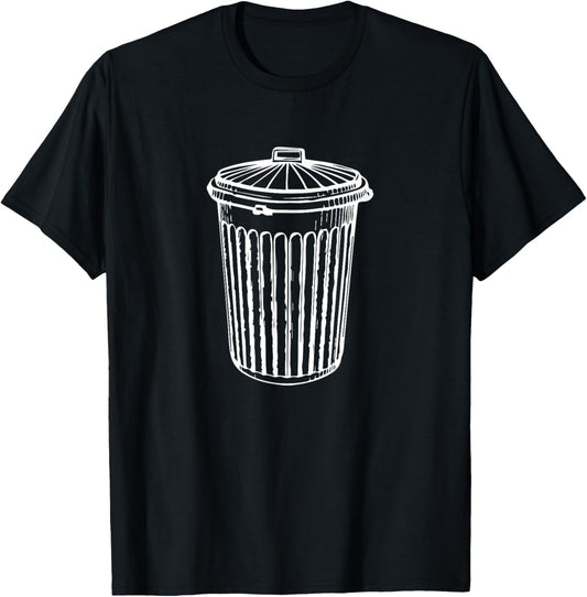 Trash Can Shirt Funny Halloween Costume Gift Tee T-Shirt