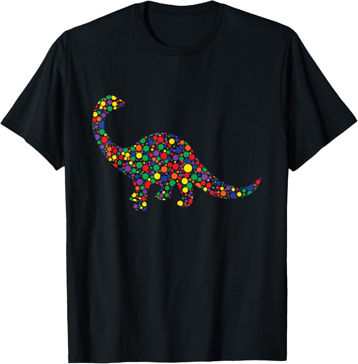 Polka Dot Brontosaurus, Retro Vintage Dinosaur Boys T-Shirt